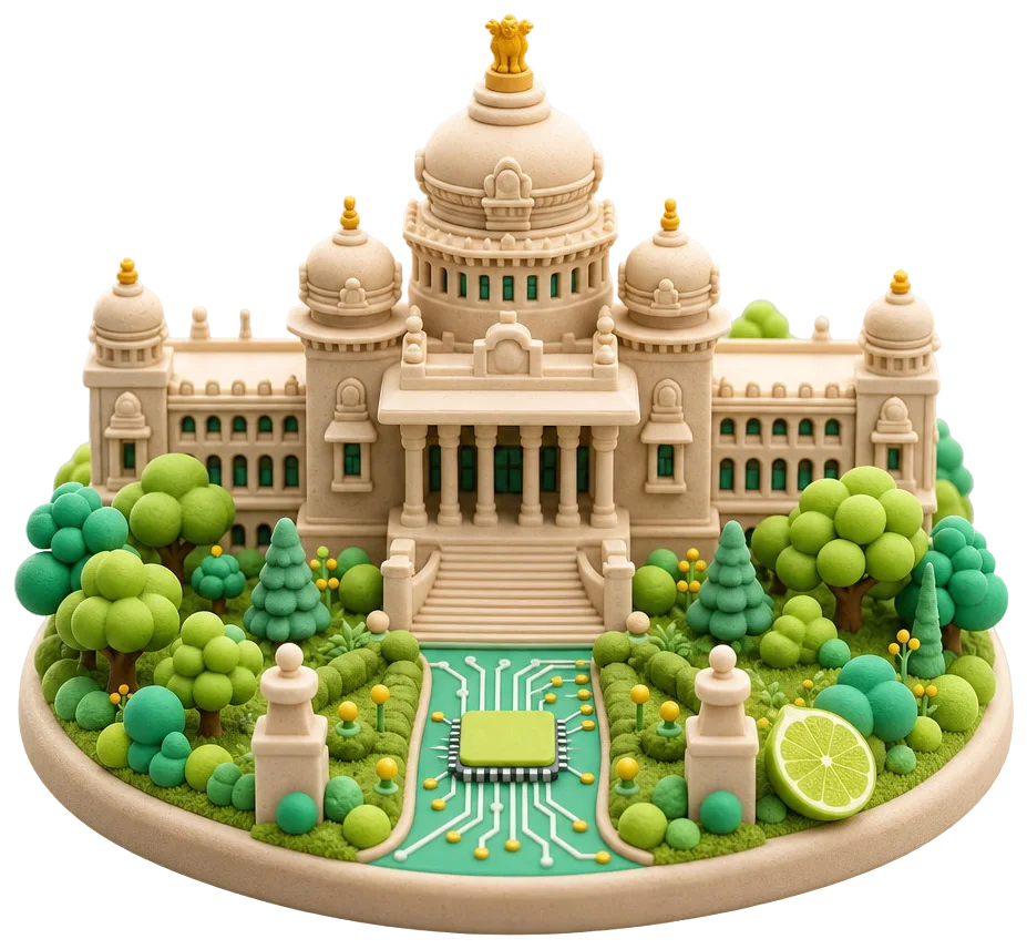 Bengaluru landmark illustration